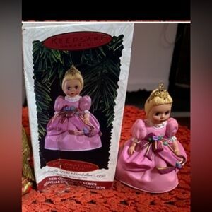 Vintage Hallmark Pink Cinderella collectible Ornament